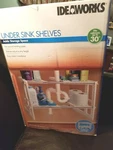 Ideaworks Under Sink Shelves - Add Storage Space Nib. Fixed Price $20.00.