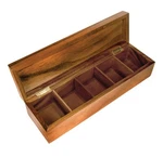 Ironwood Gourmet 5 Compartment, Tea Box, Natural Acacia. Fixed Price $49.78.