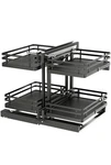 Rev-a-shelf 53PSPE-15SC Modern 26-1/2"W Blind Corner Cabinet Grey. Fixed Price $428.40.
