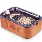 Bamboo Storage Box With Decorative Tray Set, Wooden Compact For A.... Fixed Price $46.46.