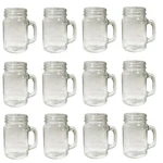 Sunshine Mason Co. Jar Glass Mugs With Handles Pint Size (16 Ounce, 473 Ml. Fixed Price $39.59.