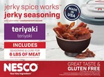 Nesco BJT-6, Jerky Spice Works, Teriyaki Flavor, Red, Pound (pack Of 1). Fixed Price $21.08.