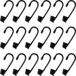 20 Pieces 1/4 Inch Plastic Coated Bungee Cord Hooks Spiral Shock Wi.... Fixed Price $19.27.
