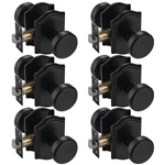 6 Pack Black Knobs For Bath & Bedroom, Interior Pismo With Came.... Fixed Price $101.55.