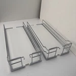 Kessebohmer 2500030 Arena 8"W Dispensa Trays For Cabinet Pull Out - White. Fixed Price $180.00.