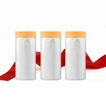 Clear Self-adhesive Painters Plastic Roll, 3.6FT X 65.6FT 3ROLLS, Residue-fre.... Fixed Price $13.59.
