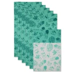 Dii Fridge Liner Collection Non-adhesive, Cut-to-fit, Aqua Market 12X24, 6PC. Fixed Price $27.49.