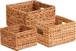 Honey-can-do Banana Leaf Storage Baskets Water Hyacinth Woven Basket, Decorat. Fixed Price $51.80.