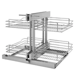 Rev-a-shelf Chrome 2-TIER OPTIMIZER-18" Blind Corner Cabinet OPENINGS,5PSP-18-CR. Fixed Price $675.99.