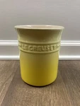 "soleil" Creuset Small Utensil Crock 1.15 Qt Nwt Yellow 6" Tall. Fixed Price $90.99.
