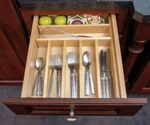 23 1/2" Wide Kitchen Drawer Wood Cutlery Storage Organization Tray Insert. Fixed Price $149.11.