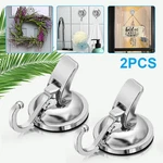 2PCS Heavy Duty Strong Suction Cup Hooks Waterproof Wall Hanger Kitchen Bathroom. Fixed Price $10.91.