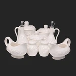 Tabletops Gallery Handcrafted "nature Embossed Containers & Servingwear. Fixed Price $77.63.