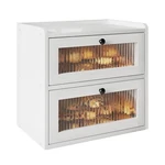 Double Layer Large Bread Box For Kitchen Counter, Wooden Corner Storage.... Fixed Price $79.20.