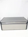 Brabantia Fall Drop Front Bread Box Stainless And Black Wall Mount Option Large. Fixed Price $40.00.