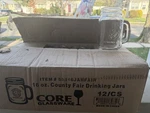 Set Of 12 Brand New 16OZ County Fair Mason Jar Drinking Glasses. Fixed Price $31.33.