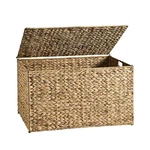 Water Hyacinth Storage Basket With Lid, 42.3 Gallon (160L) Blanket Ba.... Fixed Price $96.49.