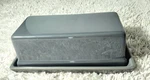 Vintage Mainstays Rich Grey Butter Dish Ceramic Polish Lid & Tray, Modern Cast... Fixed Price $24.89.