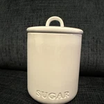 Threshold Target White Ceramic Sugar Canister 2022. Fixed Price $29.99.