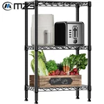 3 Shelf Wire Shelving Unit Kitchen Roll Shelves 11.8*17.7*29.8 With Wheels. Fixed Price $32.05.