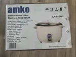 Rice Cooker Electric Amko AK-55ERC Heavy Duty Kitchen Dining New Nib White. Fixed Price $119.99.