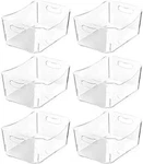 Ybm Home Storage Bins - Clear Plastic Organizers And Baskets For Kitchen Pantry. Fixed Price $70.42.