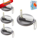Dipesi 4 Pack Reusable Soda Can Lids With Silicone Straws Bpa-free, GRAY2. Fixed Price $24.52.