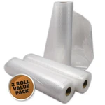 Weston Vacuum Sealer Rolls. Three 8 In X 22 Ft Create Custom. Bpa Free.. Fixed Price $21.74.