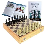Stonkraft - 10" X Chess Board With Wooden Base. Fixed Price $50.00.