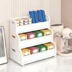 Wisuce Holder For Bags Organizer - White Bamboo Tea.... Fixed Price $59.99.
