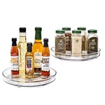 Sorbus Clear Lazy Susan Kitchen Cabinet Fridge Bathroom Organizer Turntable. Fixed Price $38.99.