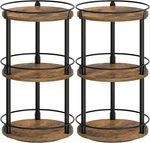 Spice Rack, Set Of 2 Lazy Susan Organizer, 3-TIER Turntable For Cabine. Fixed Price $75.99.