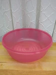 Vintage Tupperware #1835-4 Replacement Strainer 10-3/8" Colander Pink Coral. Fixed Price $10.00.