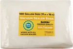 100 Vacuum Sealer Bags: Gallon Size (11" X 16") By Works With Foodsaver & Other. Fixed Price $70.99.