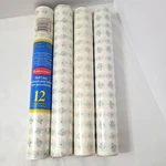 Vtg Rubbermaid Floral Drawer Liner 46 Ft Stitchery Rose Shelf Paper 12" 1998. Fixed Price $45.79.