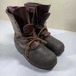 Vtg Schnees Hunter 10" Duck Hunting Shoes Insulated Liners Mens 9 Boots Usa. Fixed Price $71.99.