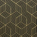 MICPOLO17.7 X78 Black Peel And Stick Wallpaper Geometric Hexagon Stripe. Fixed Price $10.29.
