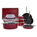 Curtis Stone 17-PIECE All-purpose Cookware Set. Fixed Price $129.99.