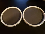 Set (2) Turntable 12" Copco Plastic White 2555-0190 Cabinet Spices Jars Pantry. Fixed Price $13.79.