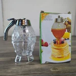 Acrylic Honey Dispenser With Stand Comb Shaped Pot, Syrup Sugar. Fixed Price $8.95.
