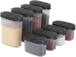 Signora Ware Plastic Spice Containers Jar Set 8 Pack, 4 Mini, Large.... Fixed Price $31.27.