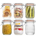 Wacoi 32 Oz Glass Mason Jars With 6.7 Inches (h) X 4.7 (d), Clear. Fixed Price $52.58.
