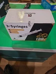 100 Pack Gufastoe 3ML/CC Syringes Safety, Individually Wrapped. (h). Fixed Price $13.64.