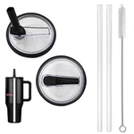 2 Pack 40 Oz Tumbler Flip Straw Lid Replacement Fit For Hydrojug(only), Spill.... Fixed Price $24.86.