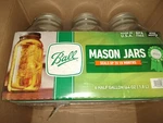 Ball Wide Mouth Canning Mason Jars, Half Gallon Clear Glass Jar, 64OZ Pack New. Fixed Price $49.99.