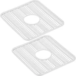 Dependable Industries Inc. Essentials 2 Pack Plastic Sink Protector Mat With Cen. Fixed Price $28.99.