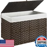 Greenstell Storage Basket Lid 42.3 GALLON160L Lagre Wicker Blanket. Fixed Price $98.81.