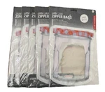 Kikkerland 2 X Large Jam Jar Zipper Bags Reusable Dishwasher 40 Oz Set Of 5 New. Fixed Price $19.99.