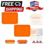 3 Cup Rectangle Silicone Storage Cover Lids Replacement For Pyrex 7210-PC Gla.... Fixed Price $27.54.