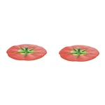 Charles Viancin - Set Of 2 Tomato 4 Silicone Drink Covers Airtight Seal On.... Fixed Price $22.18.